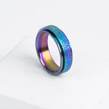 Load image into Gallery viewer, Sparkly Rainbow Anxiety Ring
