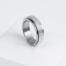 Load image into Gallery viewer, Sparkly Silver Anxiety Ring