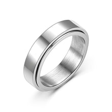 Load image into Gallery viewer, Anxiety Rings Australia Smooth Finish Silver