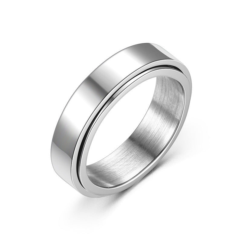 Anxiety Rings Australia Smooth Finish Silver